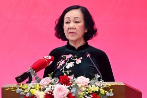 Bà Trường Thị Mai vừa được cho thôi chức Thường trực Ban Bí thư, uỷ viên Bộ Chính trị đảng Cộng sản Việt Nam hôm 16/5/2024. Ảnh: RFA