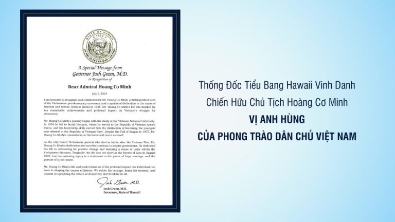 Bản tin Việt Tân – Tuần lễ 31/8 – 8/9/2024