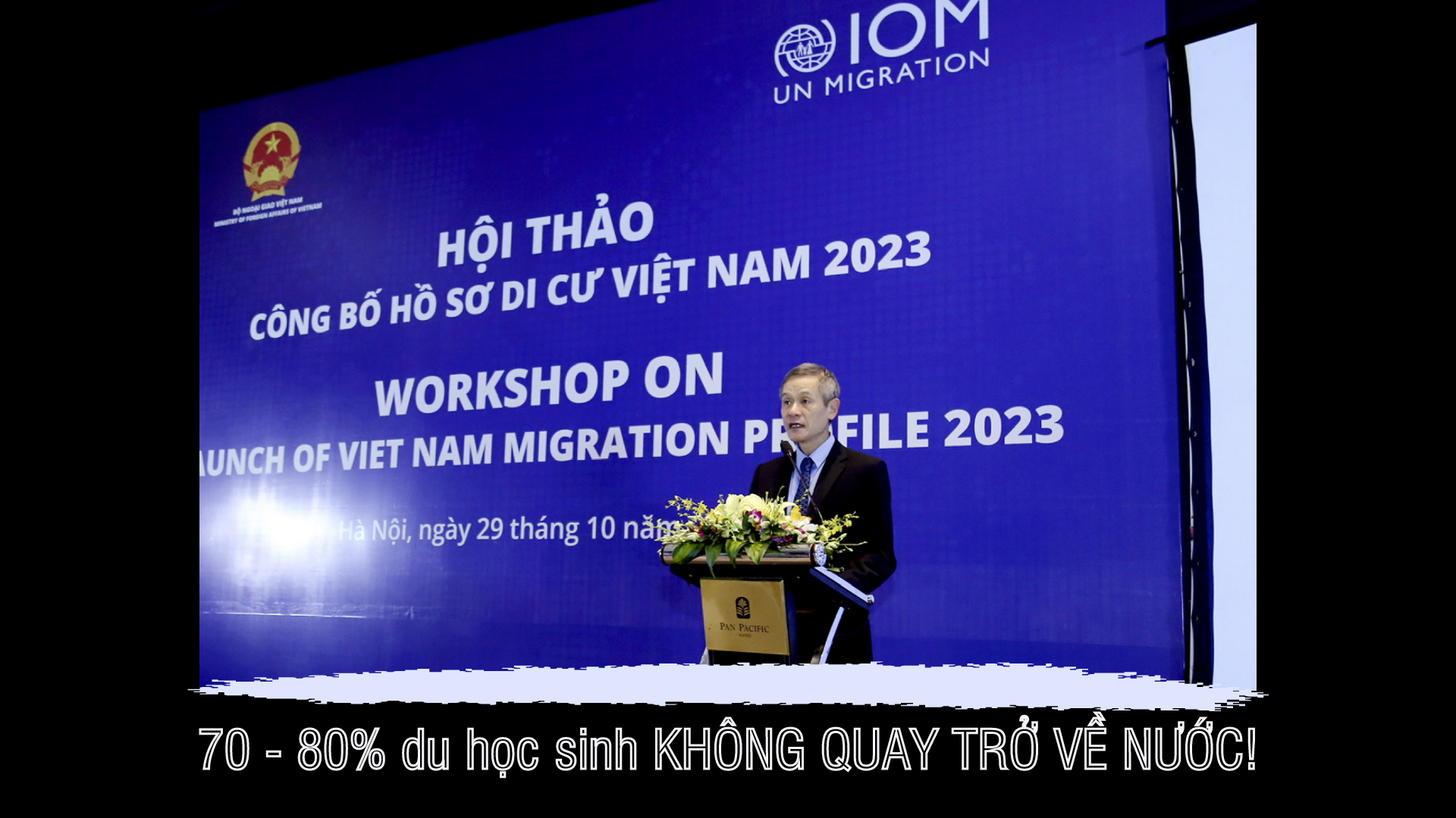 Khoảng 70-80% du học sinh VN đã không trở về nước sau khi hoàn thành chương trình học, theo Báo cáo "Hồ sơ Di cư Việt Nam 2023" của Tổ chức Di cư Quốc tế (International Organization for Migrant - IOM)công bố hôm 31/10/2024