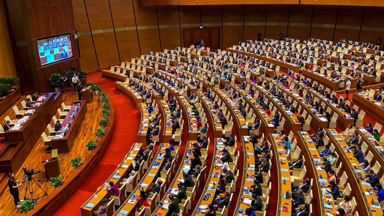 Phiên khai mạc kỳ họp Quốc hội lần thứ 7 vào ngày 20 tháng 5 năm 2024. Ảnh: Thinh Nguyen/ Reuters