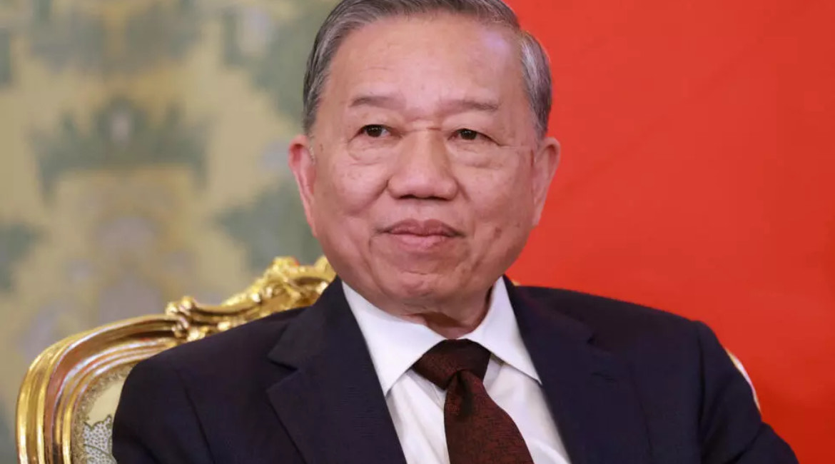 Tổng Bí thư đảng CSVN Tô Lâm trước cuộc hội đàm với Tổng thống Nga Vladimir Putin ở Matxcơva, ngày 10/05/2025. Ảnh: Reuters - Anton Vaganov