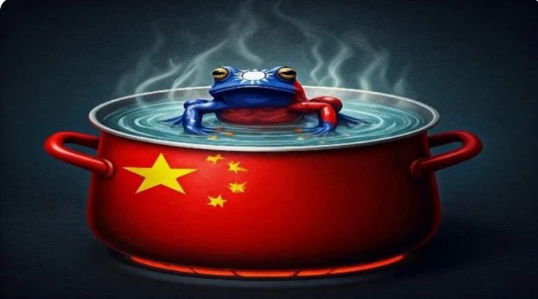 "Hội chứng ếch luộc." Ảnh minh họa: FB Trần Trung Đạo