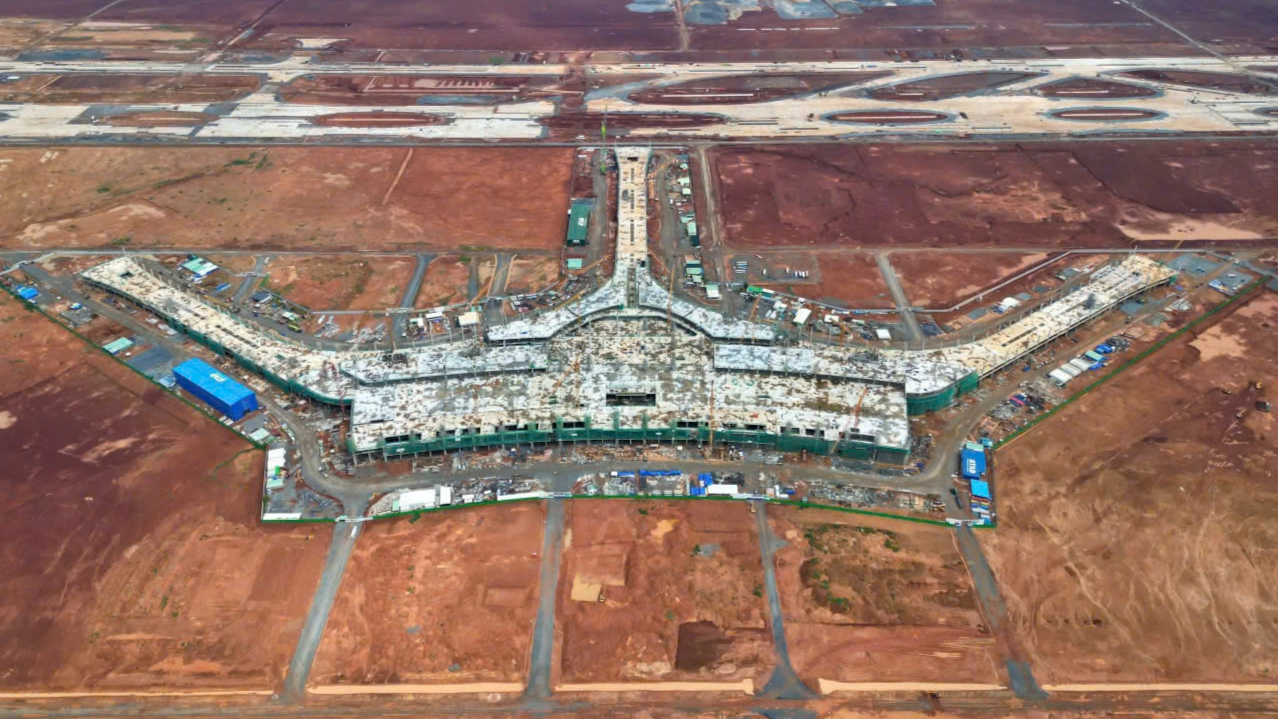 Sân bay Long Thành. Ảnh: Báo Người Lao Động