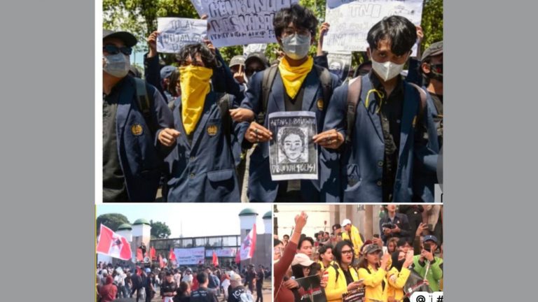 Các cuộc biểu tình của thanh niên sinh viên và người dân Indonesia sắp bước sang tuần lễ thứ ba