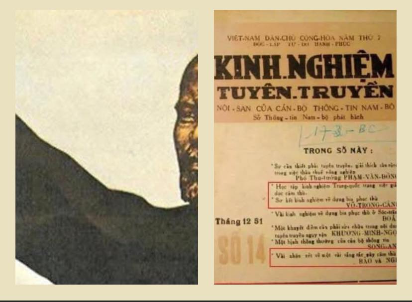 Hình chụp Nội san 'Kinh nghiệm Tuyên truyền. Ảnh: Văn Việt