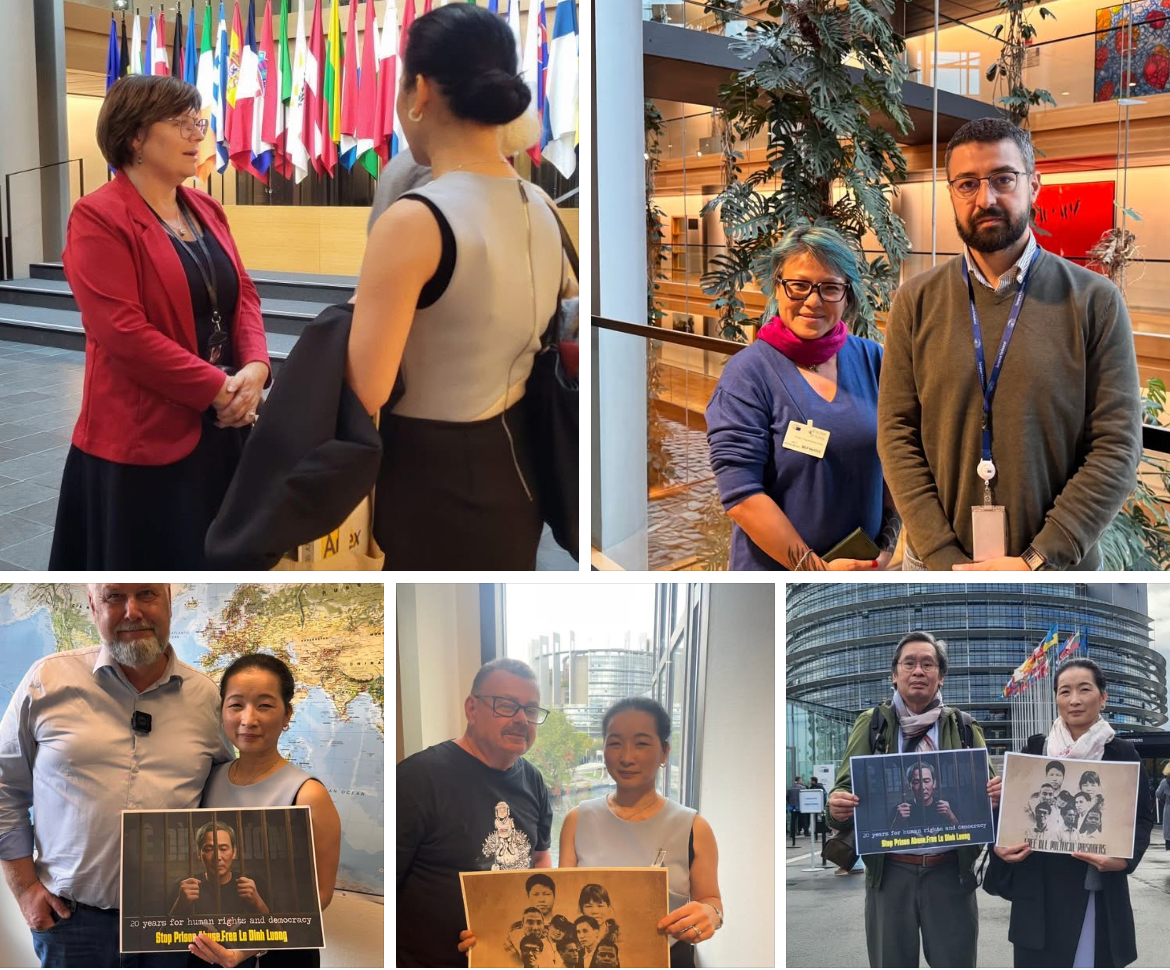 Việt Tân vận động các nghị sĩ Nghị viện Châu Âu (EP) tại Strasbourg, Pháp