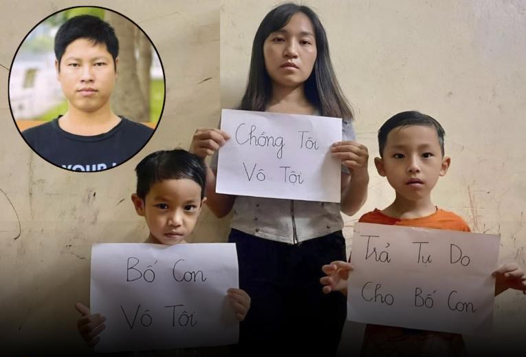 Vợ và các con TNLT Trịnh Bá Phương