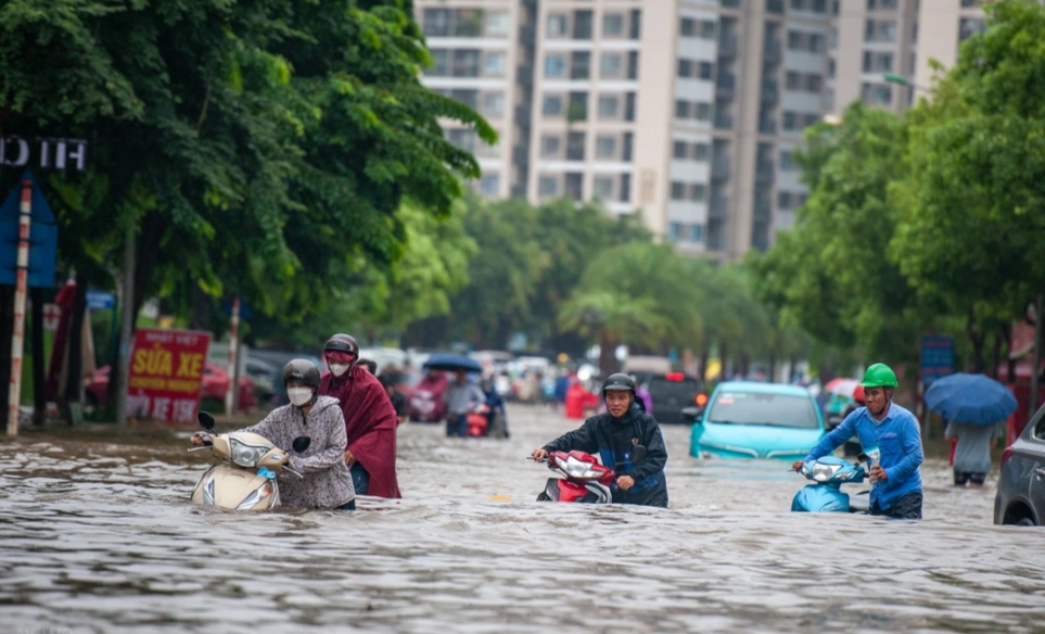Ảnh minh họa: Hà Nội ngập nặng sau trận mưa lớn