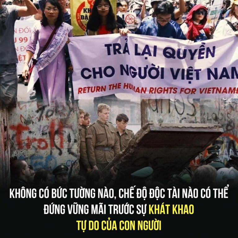 9/11 - Tưởng niệm ngày Bức tường Berlin sụp đổ và khát vọng tự do cho Viêt Nam