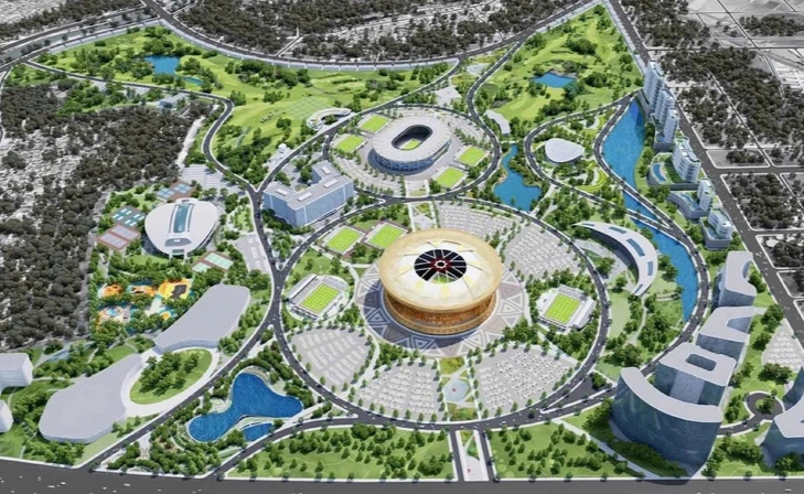 Phối cảnh khu đô thị thể thao Olympic phân khu B - nằm trong dự án đầu tư xây dựng Khu đô thị thể thao Olympic do Tập đoàn Vingroup đầu tư, với tổng vốn đầu tư khoảng 925.651 tỉ đồng, quy mô sử dụng đất là 9.171 ha. Ảnh: Tuổi Trẻ