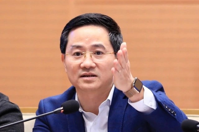 Hà Nội chọn lọc gene từ mới sinh để đào tạo tinh hoa. Trong ảnh là ông Trần Anh Tuấn - Giám đốc Sở Khoa học và Công nghệ TP Hà Nội, người cho biết sở đang trình UBND TP Hà Nội đề án đào tạo. Ảnh: Báo Lao Động