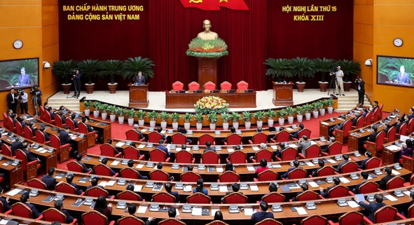 Hội nghị Trung ương 15 khóa 13 bế mạc sáng hôm 23/12/2025