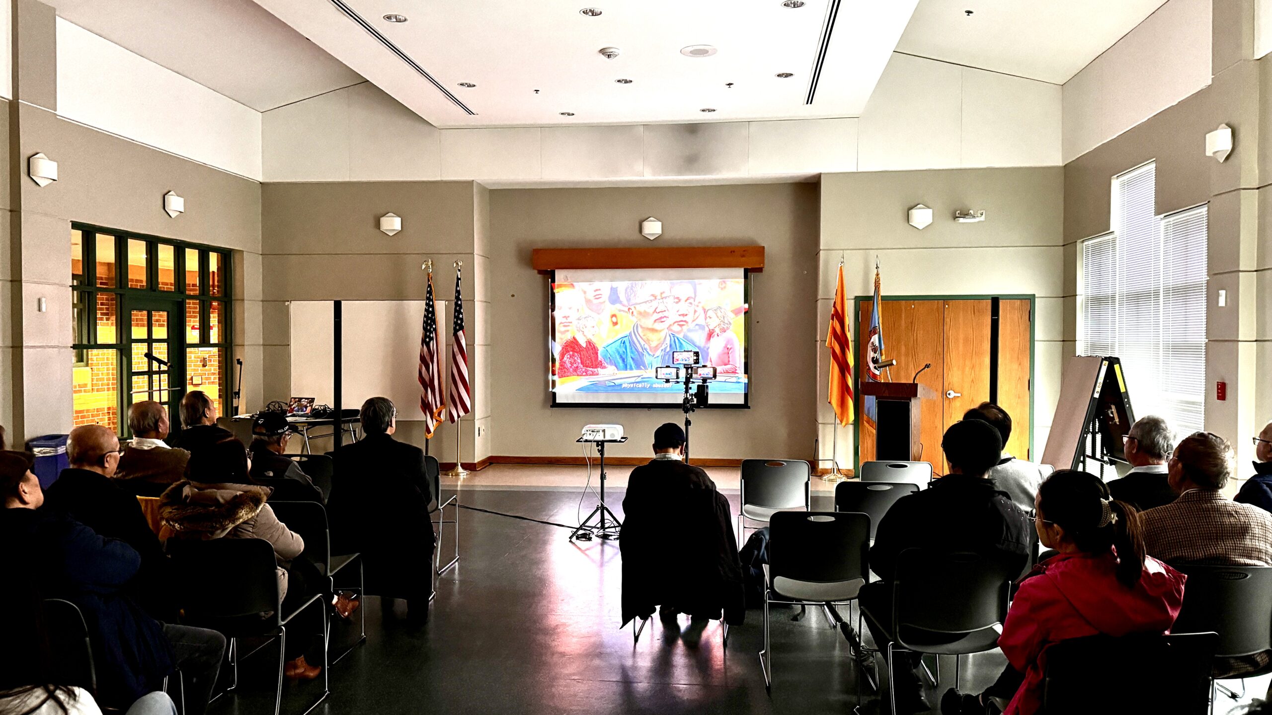 Phim tài liệu “The General: Vietnam in the Age of To Lam” của nữ đạo diễn Laura Brickman công chiếu cho cộng đồng Việt ở vùng Wahington, DC. Ảnh: Kalynh Ngô/ Người Việt