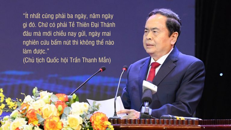 Chủ tịch Quốc hội Trần Thanh Mẫn và câu phát biểu của ông trong phiên họp chiều 14/10/2025 của Ủy ban Thường vụ Quốc hội, Quốc hội khóa XV (theo tường thuật của báo Thanh Niên)