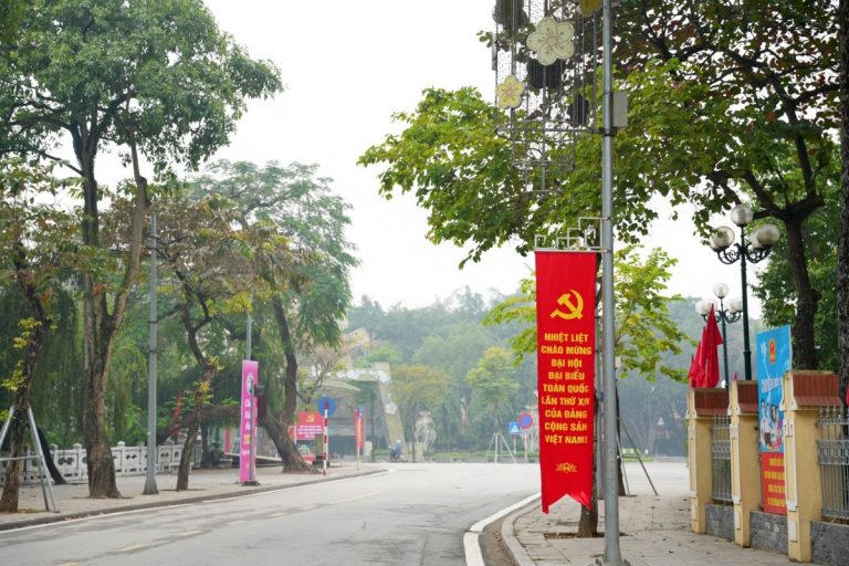 Ngoại thành Hà Nội những ngày trước đại hội XIV ĐCSVN. Ảnh: Lao Động Thủ Đô