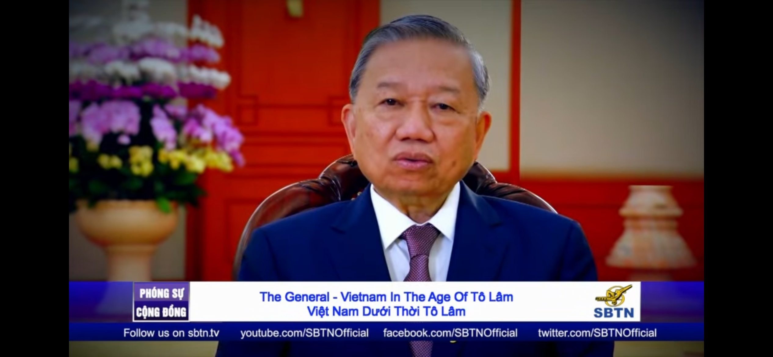 Ảnh chụp từ video phóng sự về buổi trình chiếu bộ phim The General do Laura Brickman đạo diễn, hôm 21/3/2026 tại Boston (FB Bryant T Tran)