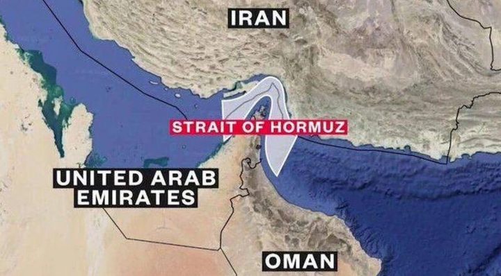 Eo biển Hormuz. Ảnh: NBC News