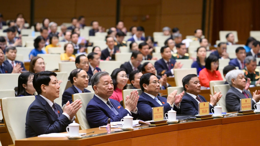 Các đại biểu quốc hội dự kỳ họp thứ 9 Quốc hội khóa XV ngày 12/5/2025. Ảnh: Dân Trí