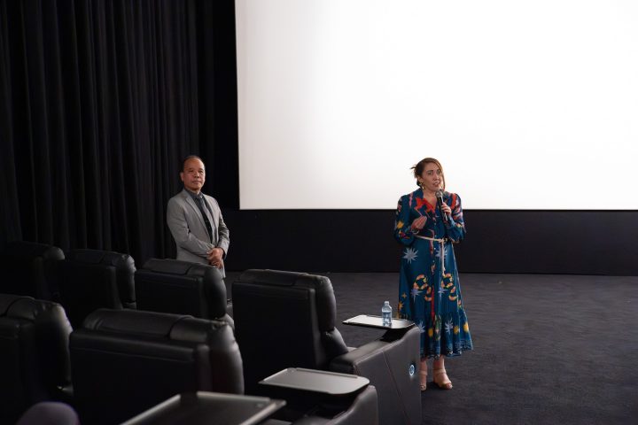 Cô Sarah Hutton, Nghị viên Hội đồng Thành phố Brisbane, Úc Châu - người đồng bảo trợ buổi công chiếu phim tài liệu "The General" hôm 19/4/2026 tại TP. Brisbane, tiểu bang Queensland