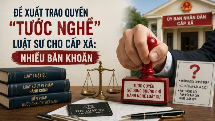 Chủ tịch xã từ ngày 18/5/2026 có thẩm quyền tước chứng chỉ hành nghề luật sư - theo Nghị định 109/2026 ban hành ngày 1/4/2026. Ảnh minh họa: Báo Mới