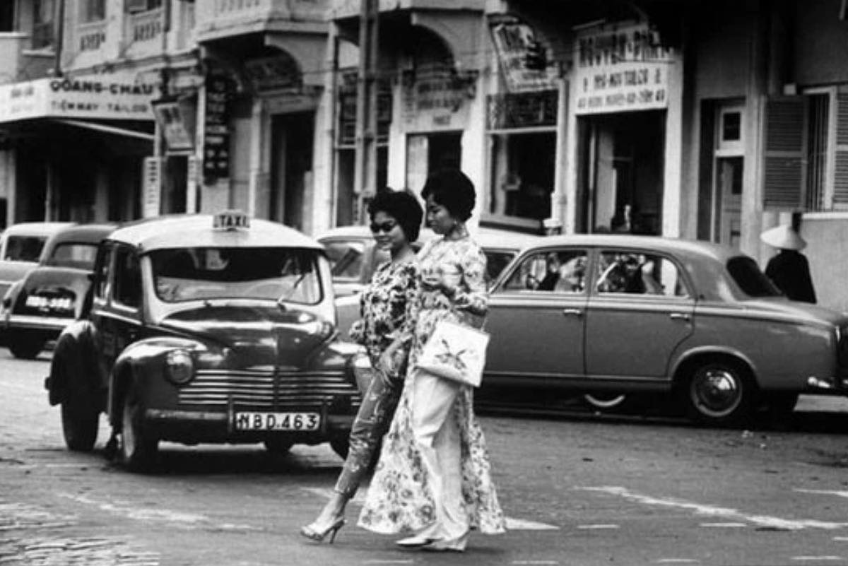 Một con phố Sài Gòn trước năm 1975. Ảnh: FB Manh Dang/ Internet