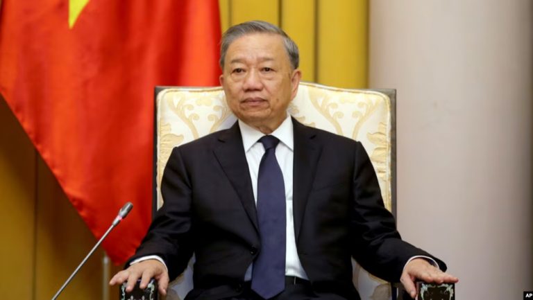 Tổng Bí thư ĐCSVN kiêm Chủ tịch nước CHXHCNVN Tô Lâm. Ảnh: Luong Thai Linh/ Pool Photo via AP