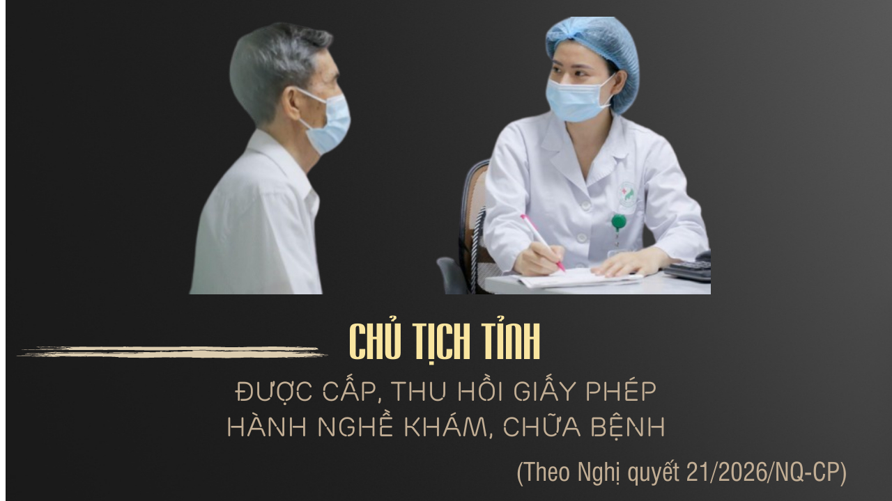 Ảnh minh họa: Chủ tịch tỉnh "quản" các bác sĩ từ 1/7/2026 theo Nghị quyết 21/2026/NQ-CP