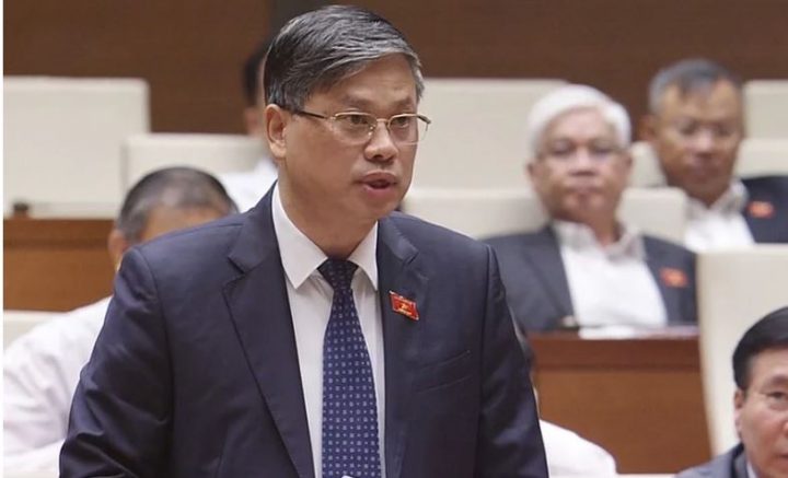 Ông Nguyễn Sỹ Cương, hình chụp năm 2021, khi còn là đại biểu Quốc hội Việt Nam. Ảnh: Thông tin Chính phủ
