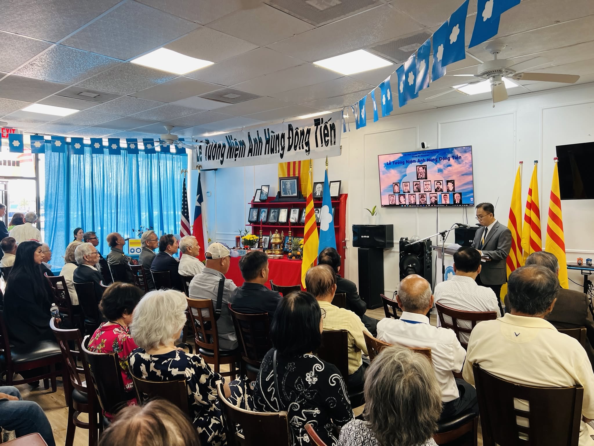 Lễ Tưởng Niệm các Anh Hùng Đông Tiến năm thứ 39 do Đảng bộ Việt Tân Houston, Texas tổ chức hôm 30/8/2026 tại Hội trường Câu Lạc Bộ Thân Hữu Việt Tân, Houston, Texas