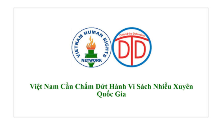 Tuyên bố chung của Mạng lưới Nhân quyền Việt Nam và Tổ chức Người Bảo Vệ Nhân Quyền về các vụ bắt giữ mới nhất